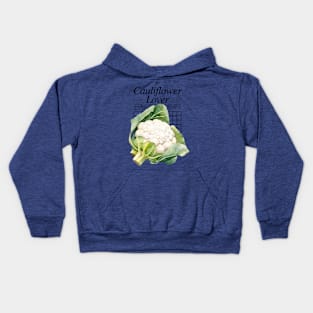 Cauliflower Lover - Veggies Power Kids Hoodie